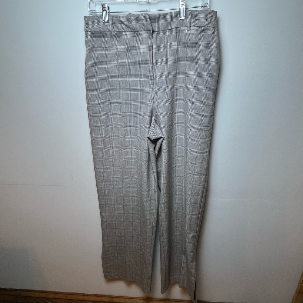Rachel Zoe Plaid flat front dress pants size 8
